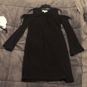 Michael kros Black off the shoulder dress